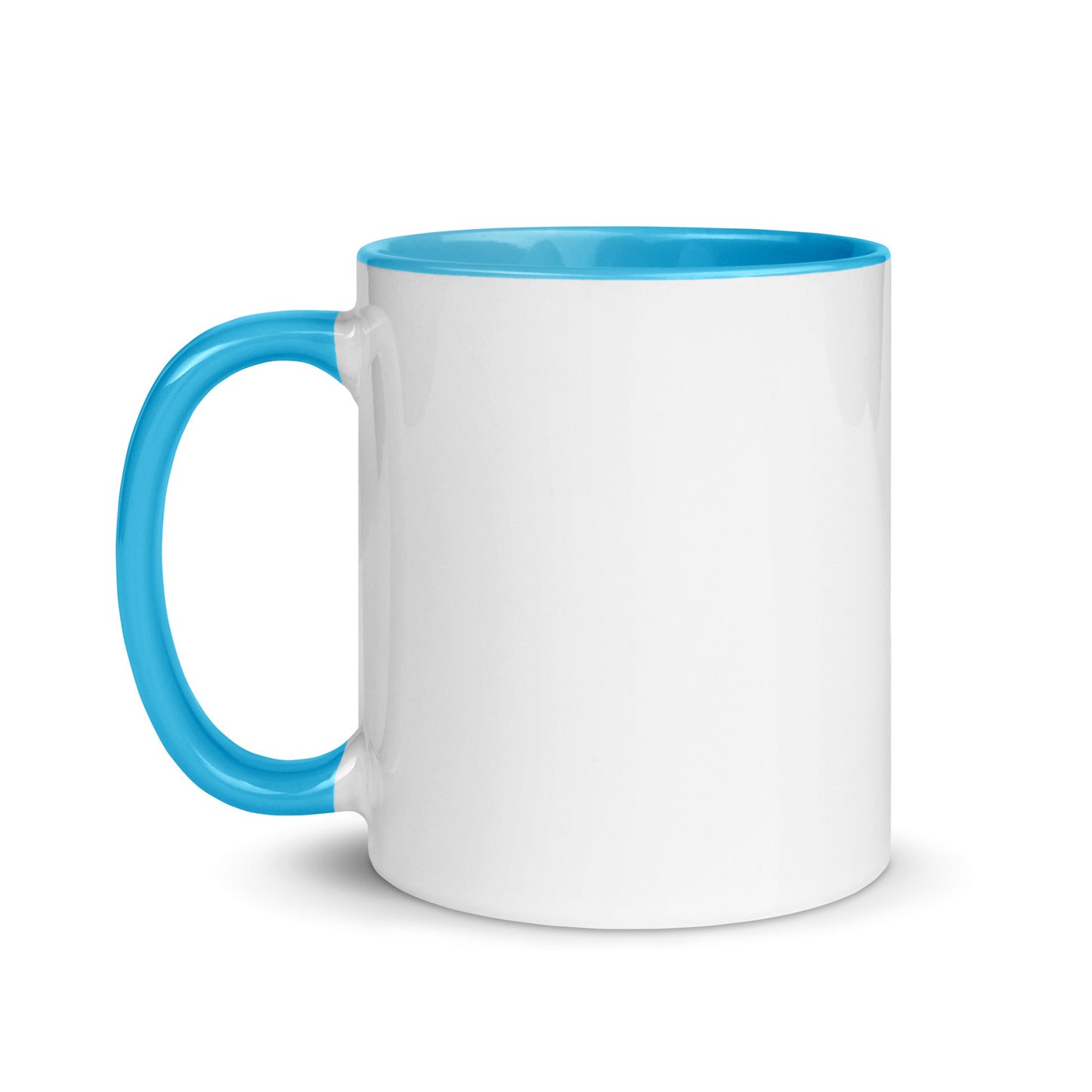 Flying Broom Aviation Blueprint Mug with color inside