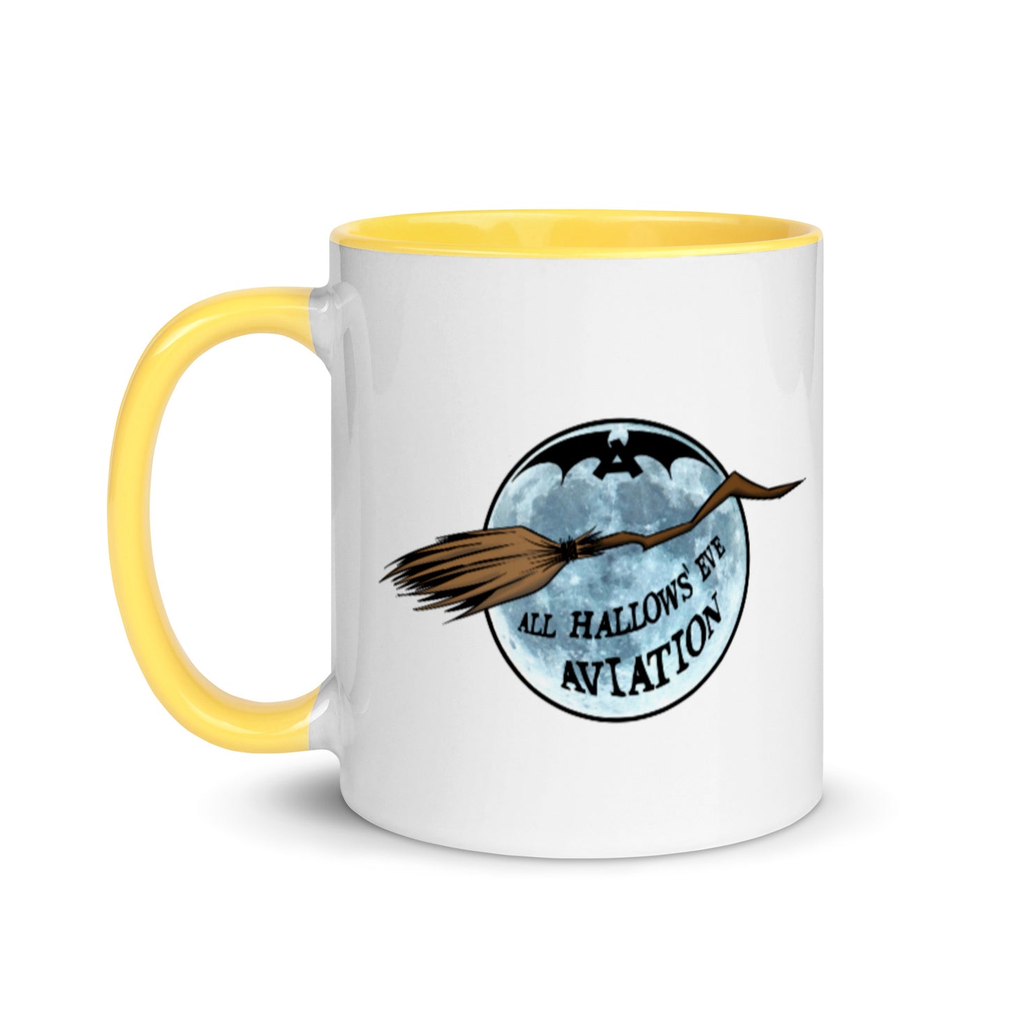 All Hallows Eve Aviation Mug with Color Inside