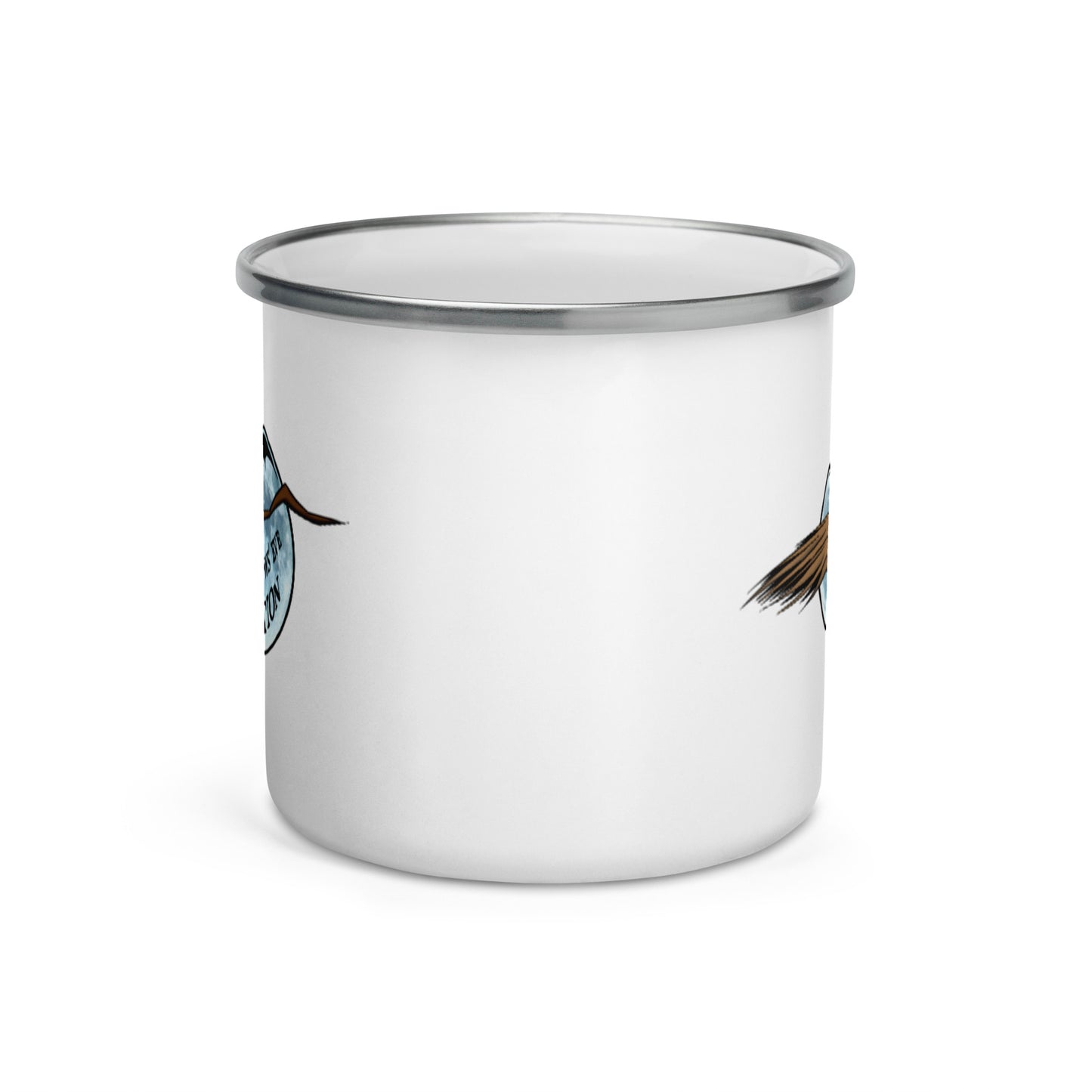 All Hallows' Eve Aviation Logo Enamel Mug