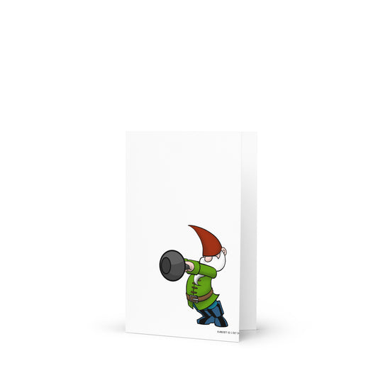 Kettlebell Christmas Greeting card