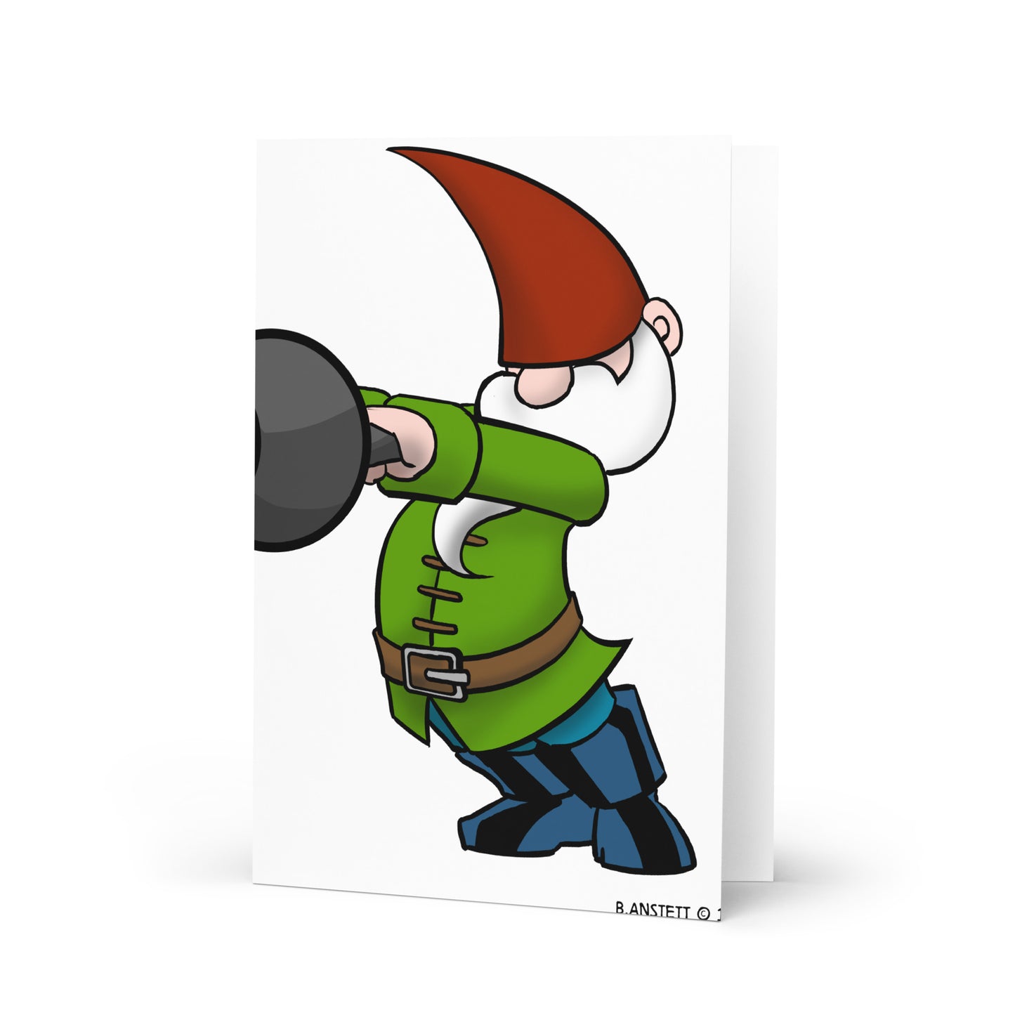 Kettlebell Christmas Greeting card