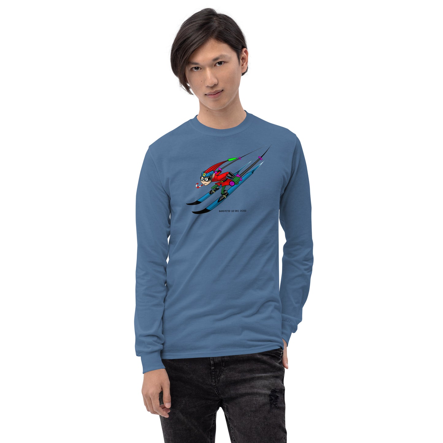 Ski Elf! Men’s Long Sleeve Shirt