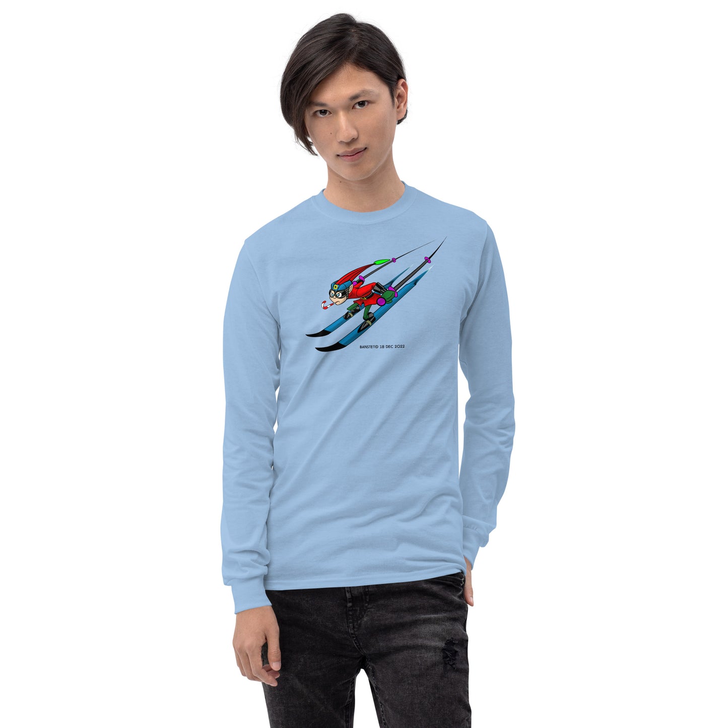 Ski Elf! Men’s Long Sleeve Shirt