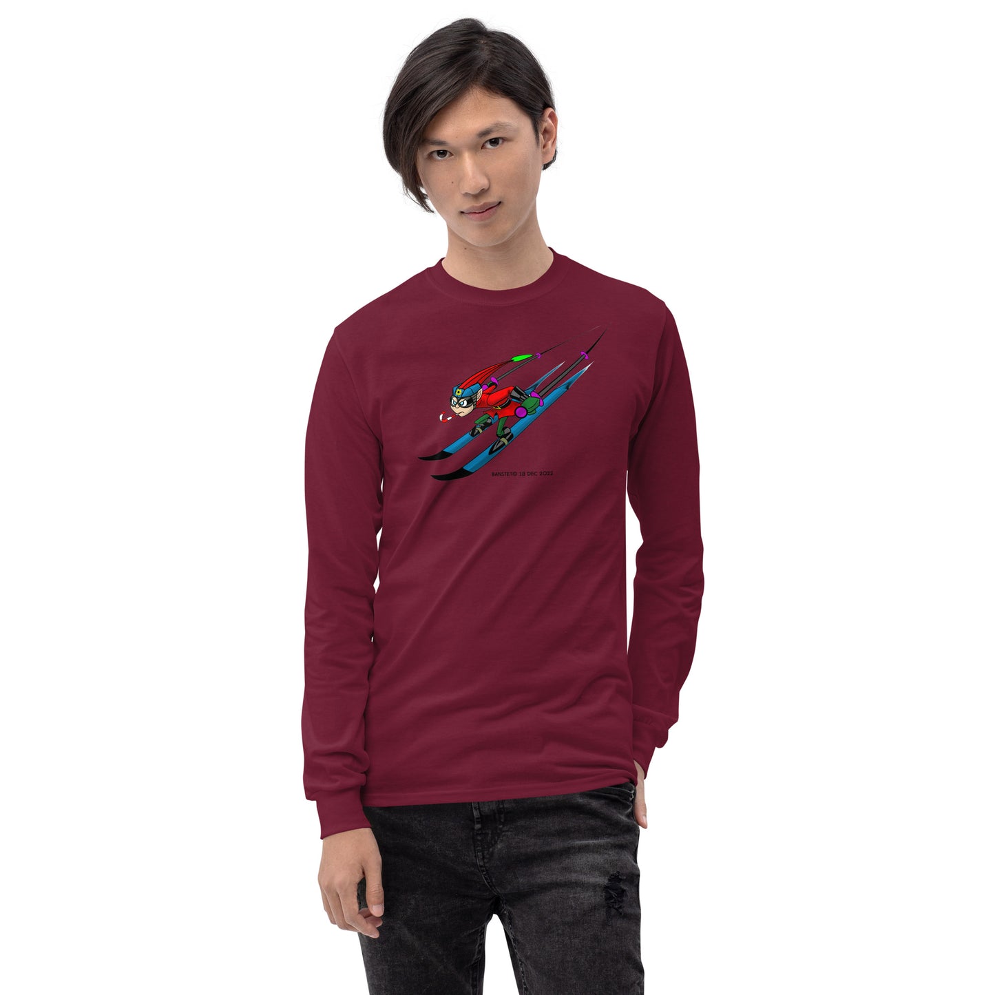 Ski Elf! Men’s Long Sleeve Shirt