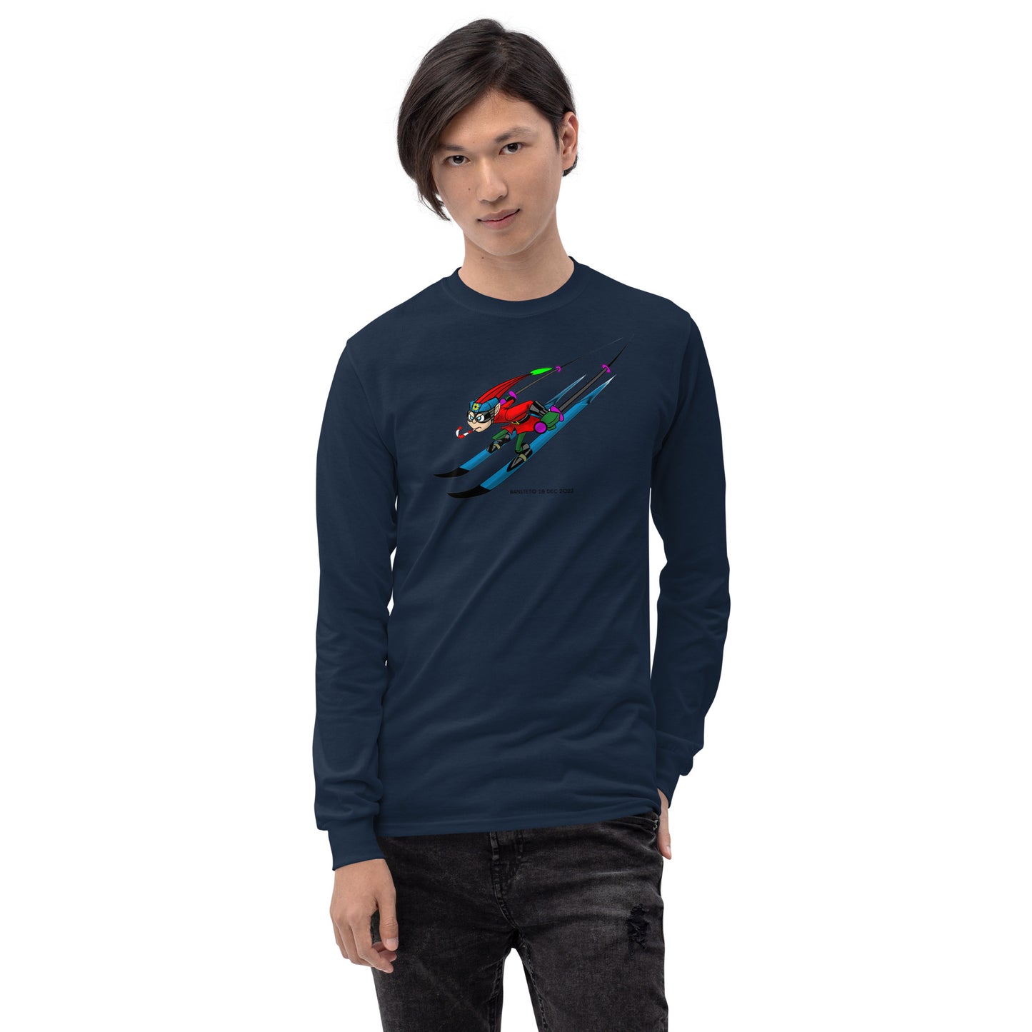 Ski Elf! Men’s Long Sleeve Shirt