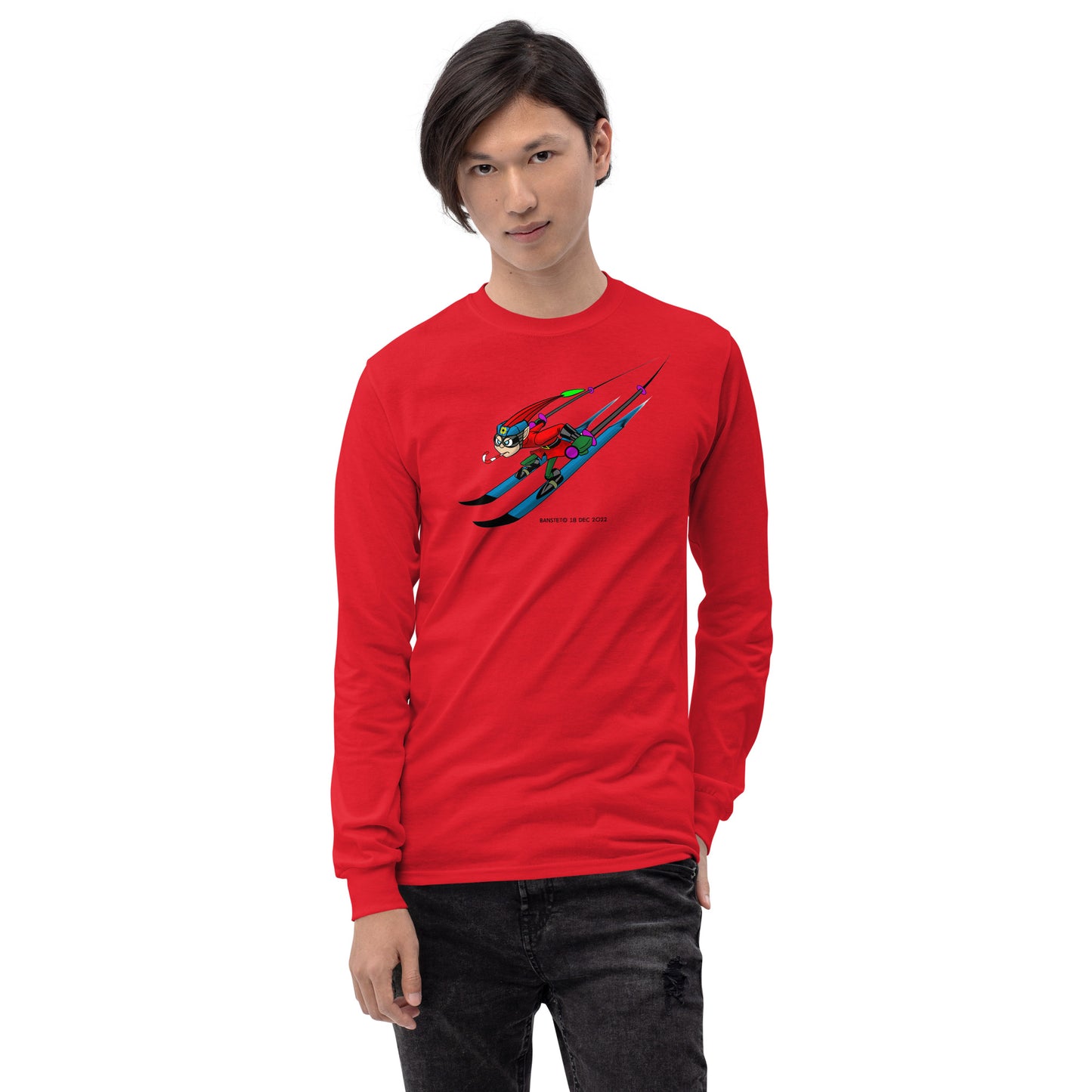 Ski Elf! Men’s Long Sleeve Shirt