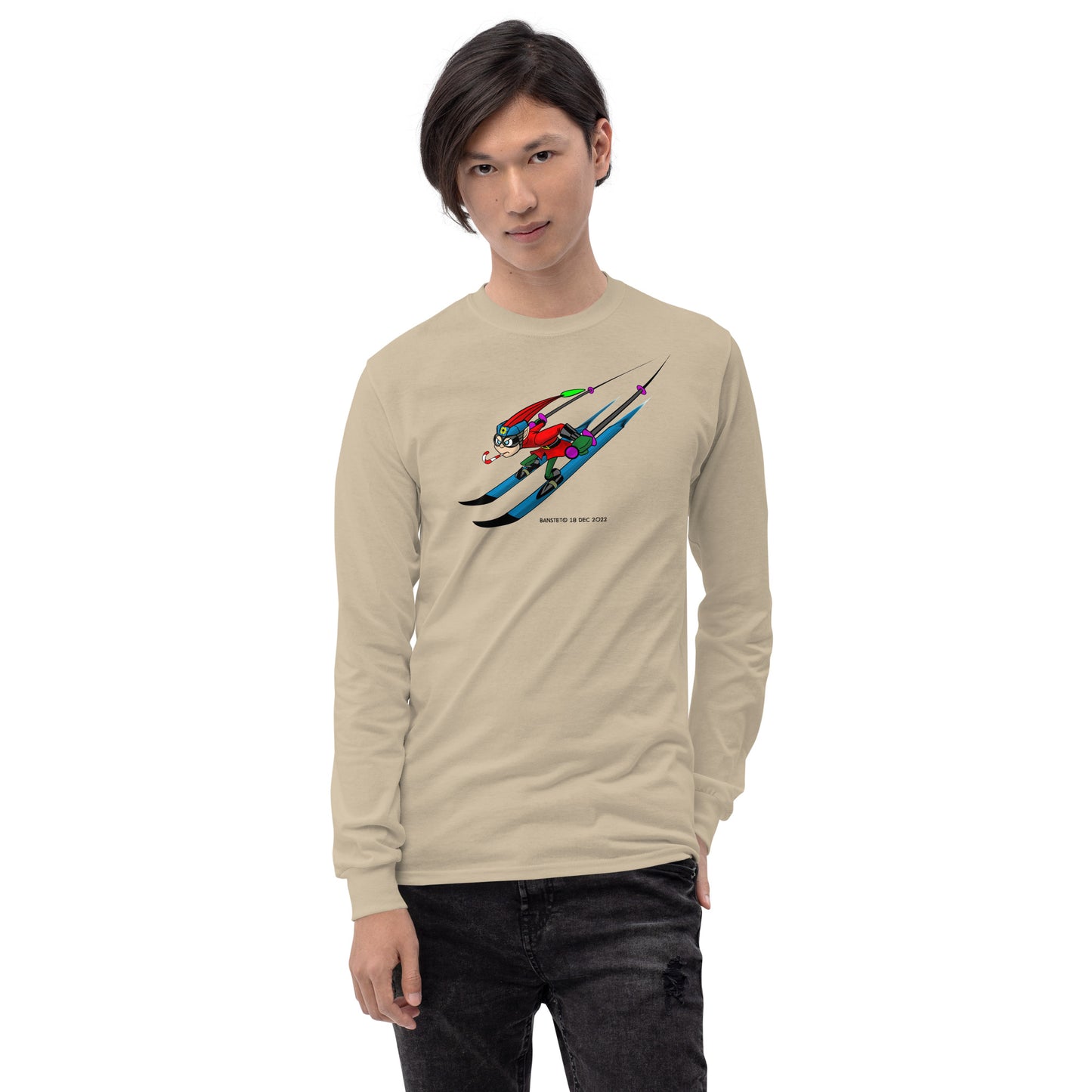 Ski Elf! Men’s Long Sleeve Shirt