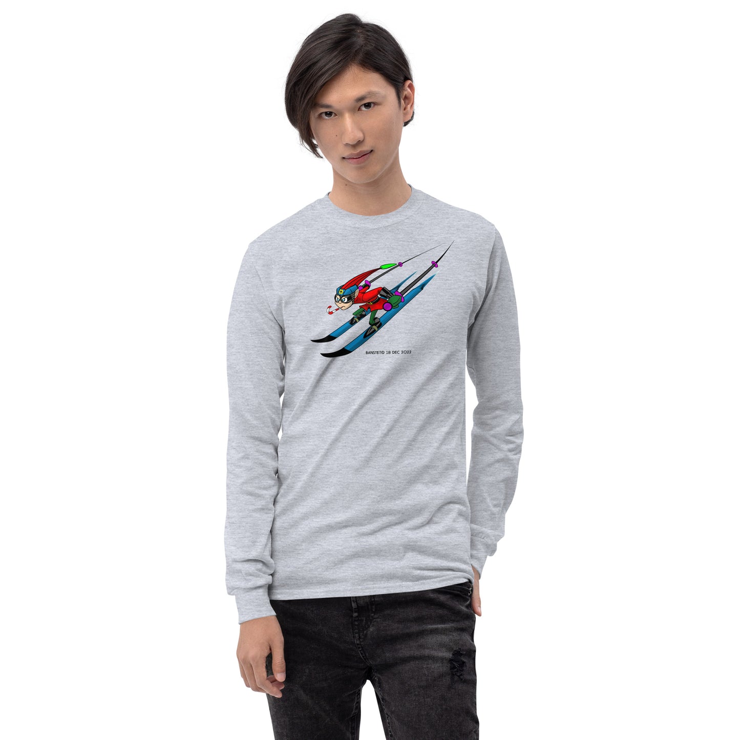 Ski Elf! Men’s Long Sleeve Shirt