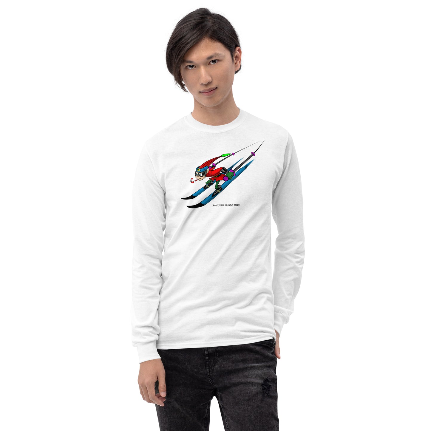 Ski Elf! Men’s Long Sleeve Shirt