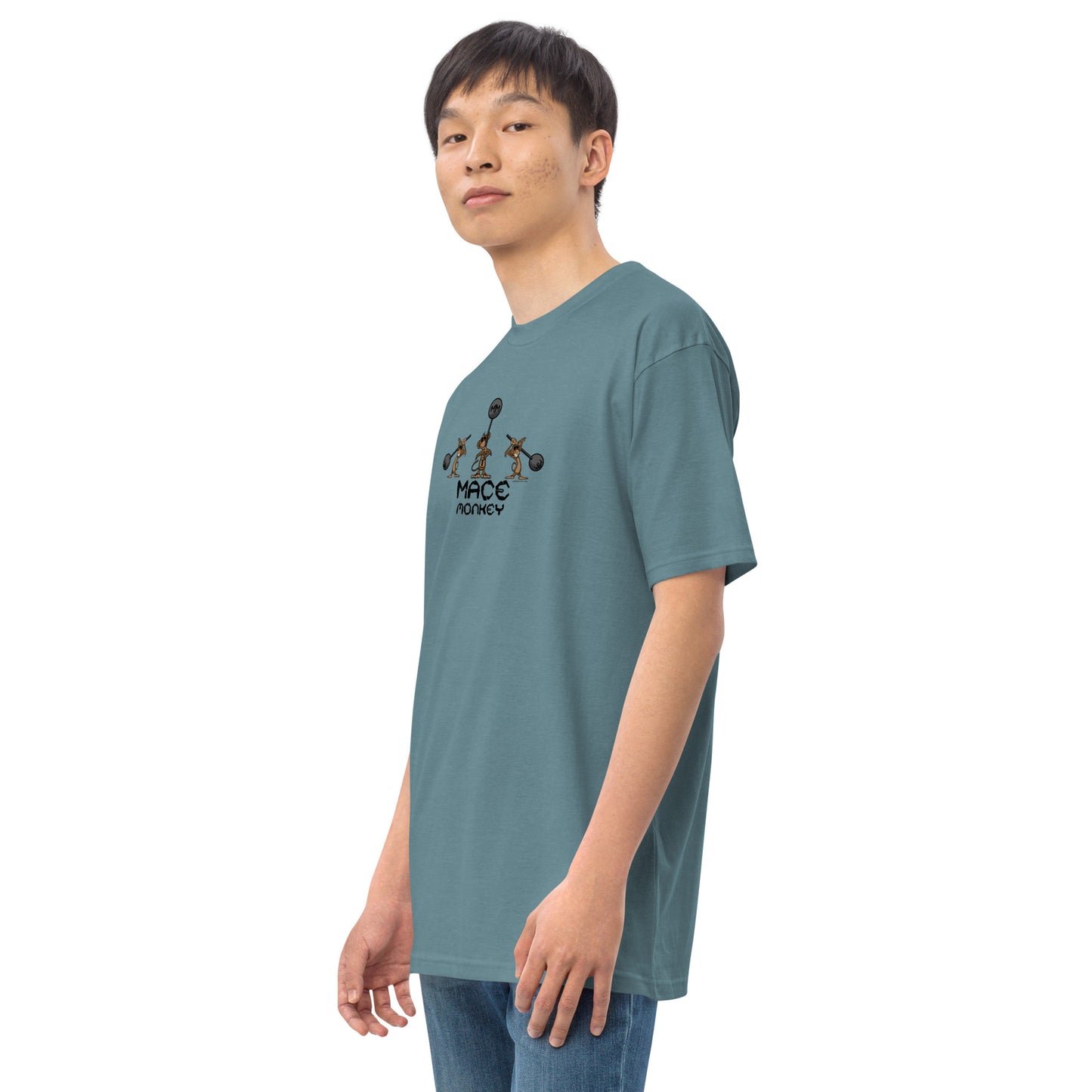 Mace Monkey Men’s premium heavyweight tee