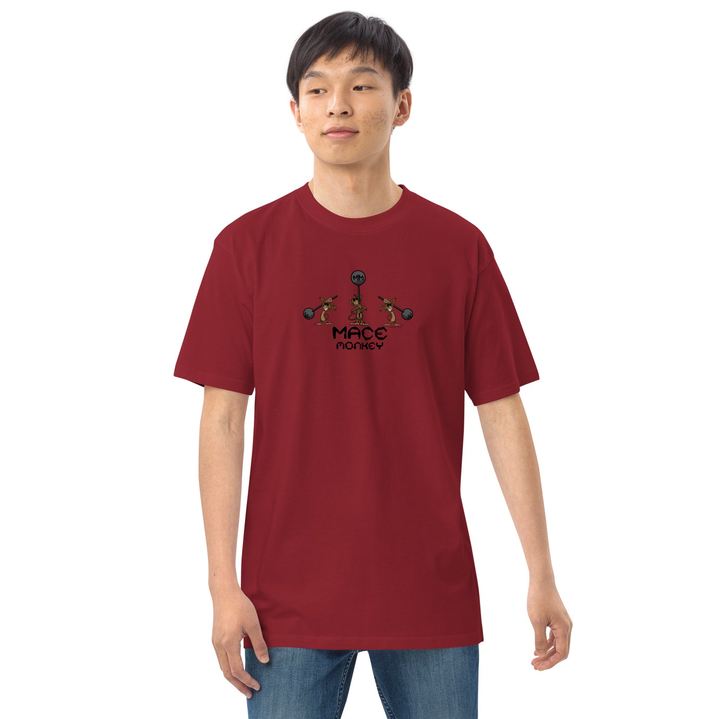 Mace Monkey Men’s premium heavyweight tee