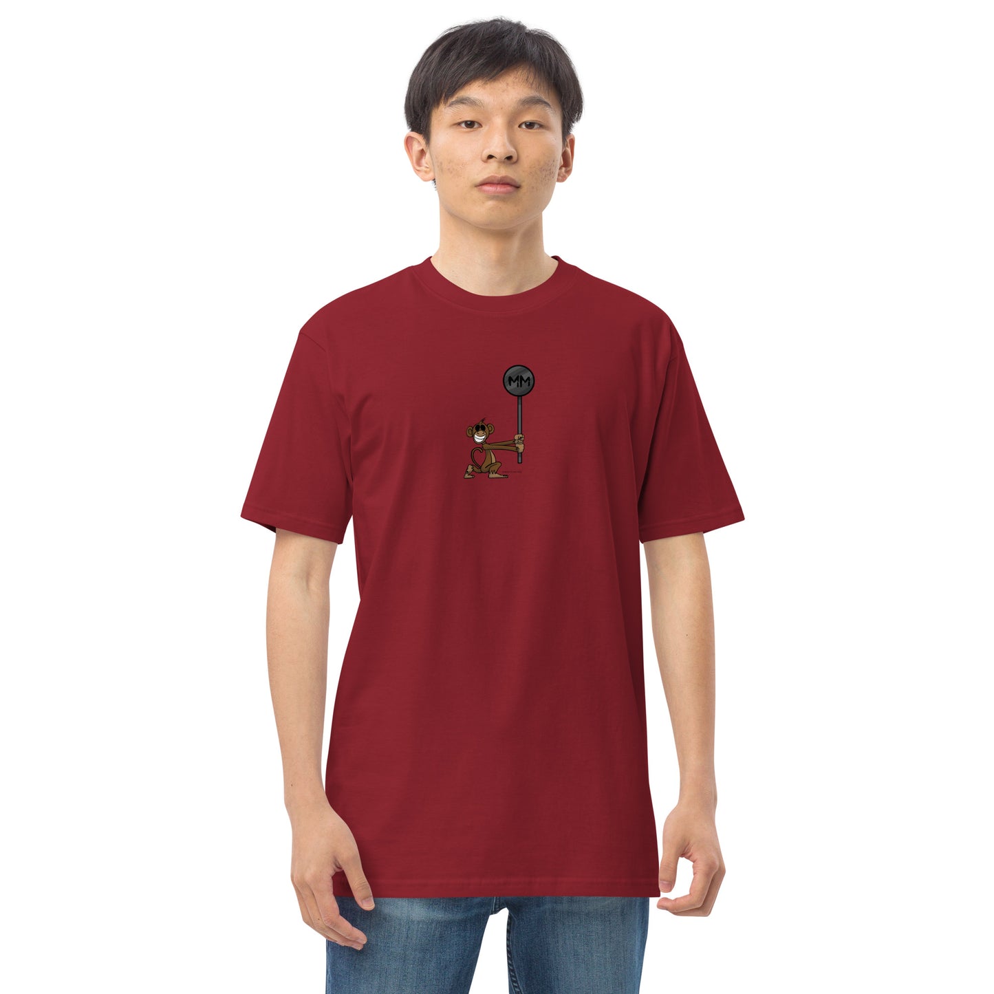 Mace Monkey Lunge Men’s premium heavyweight tee