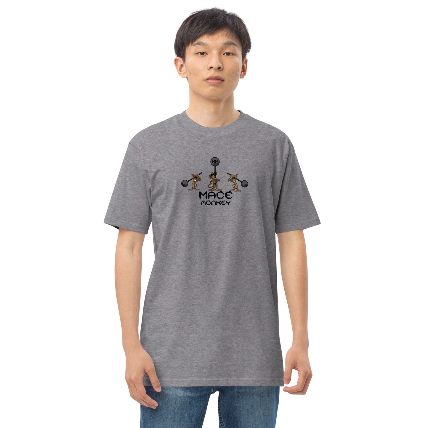 Mace Monkey Men’s premium heavyweight tee