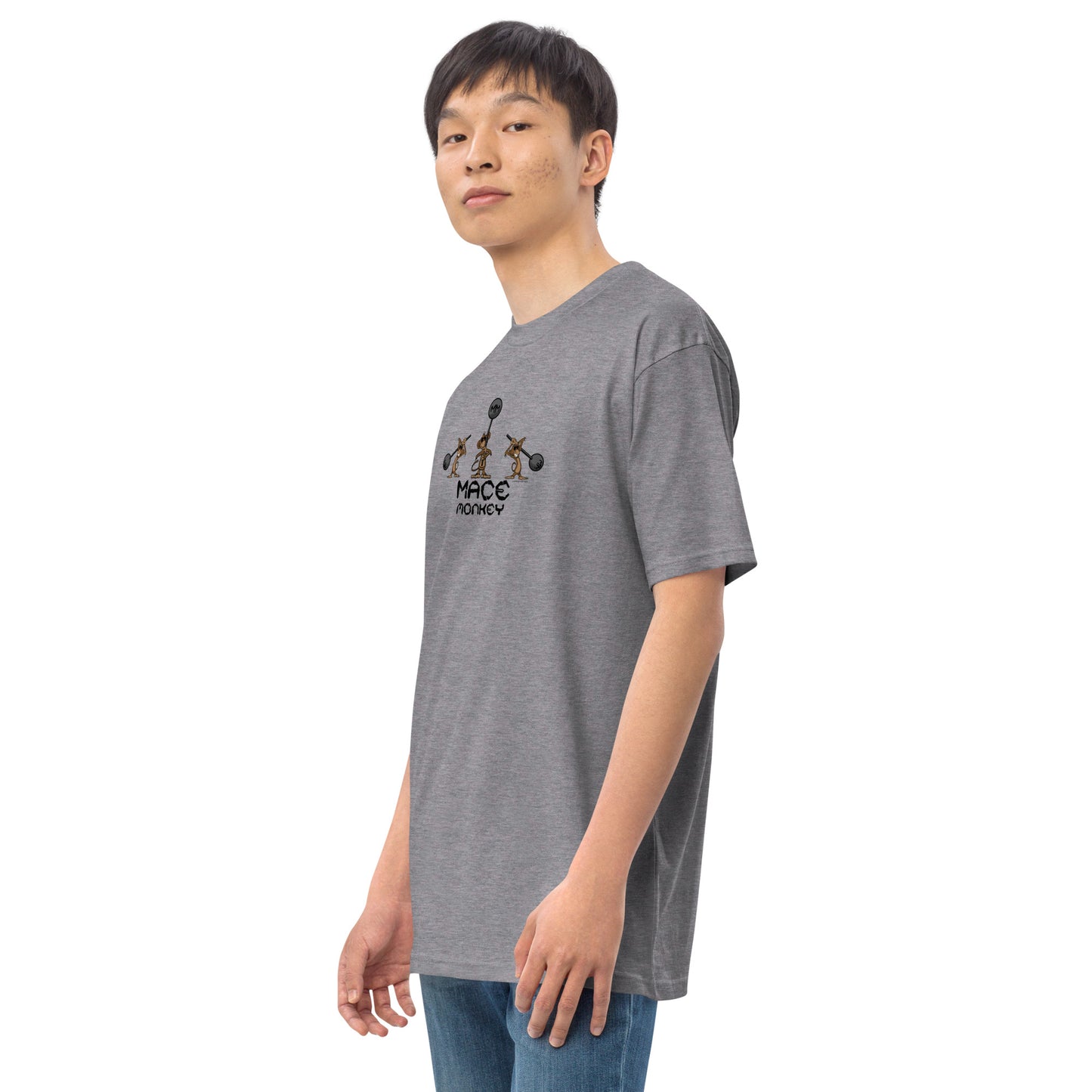 Mace Monkey Men’s premium heavyweight tee