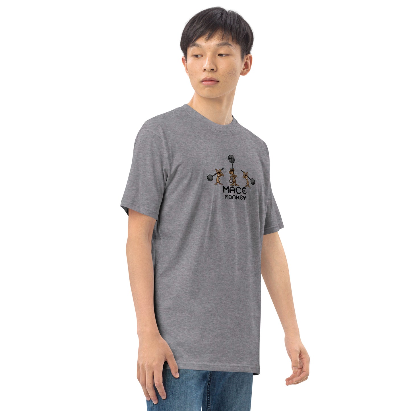 Mace Monkey Men’s premium heavyweight tee