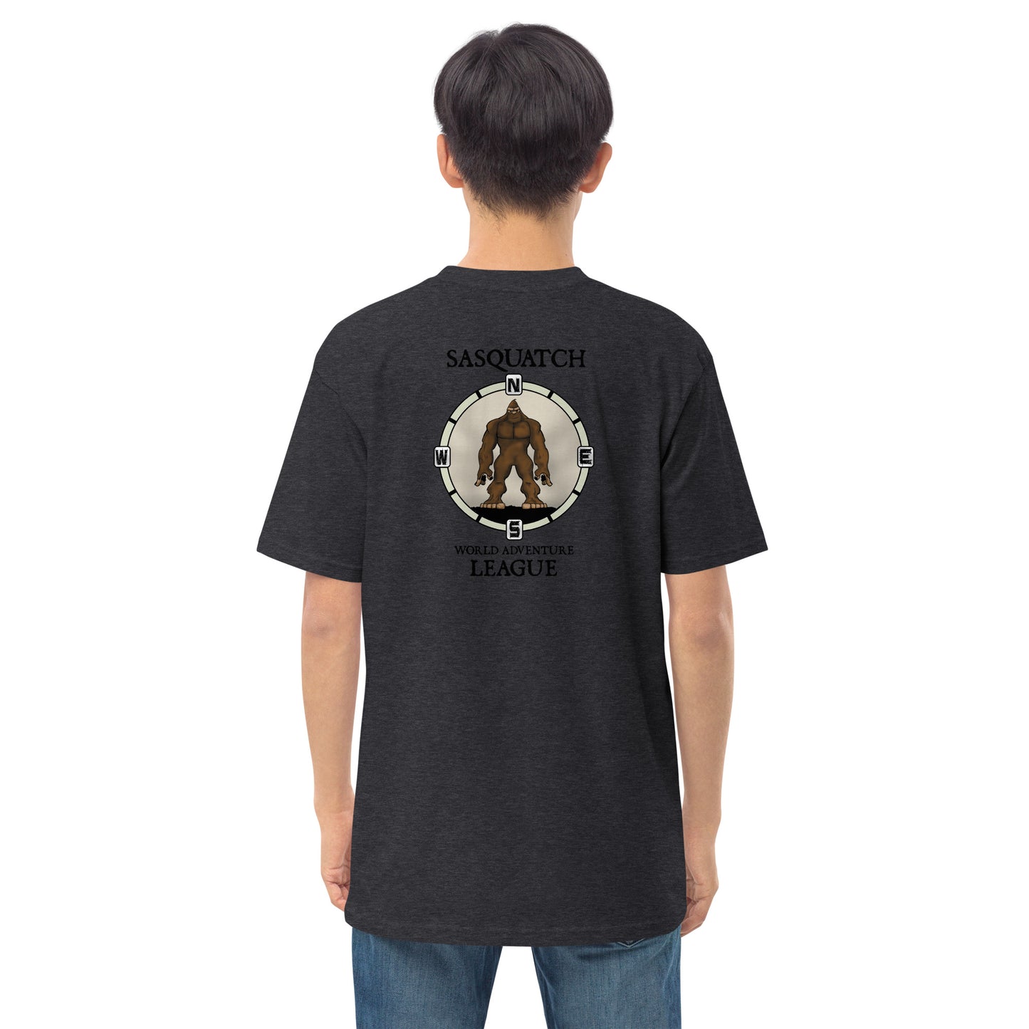 Foot Print Compass Men’s premium heavyweight tee 3 colors available!