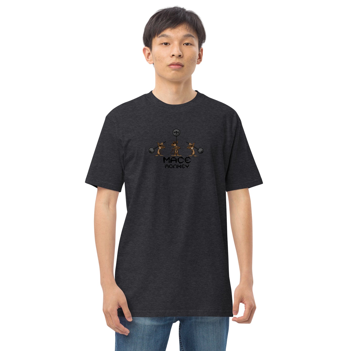 Mace Monkey Men’s premium heavyweight tee