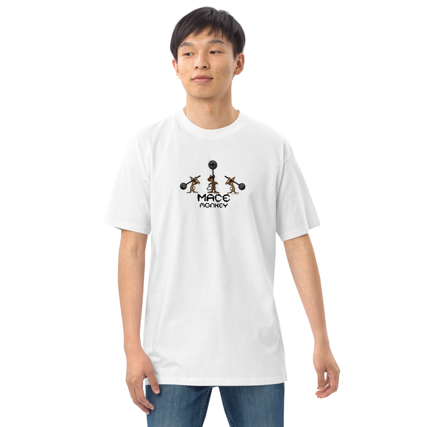 Mace Monkey Men’s premium heavyweight tee