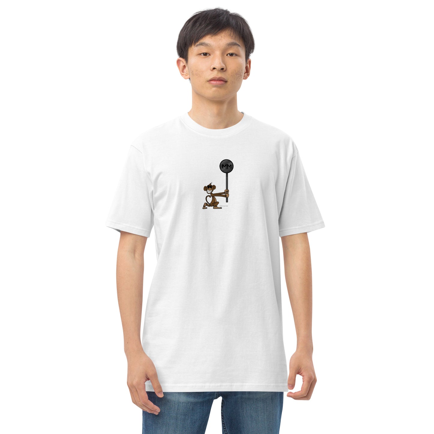 Mace Monkey Lunge Men’s premium heavyweight tee