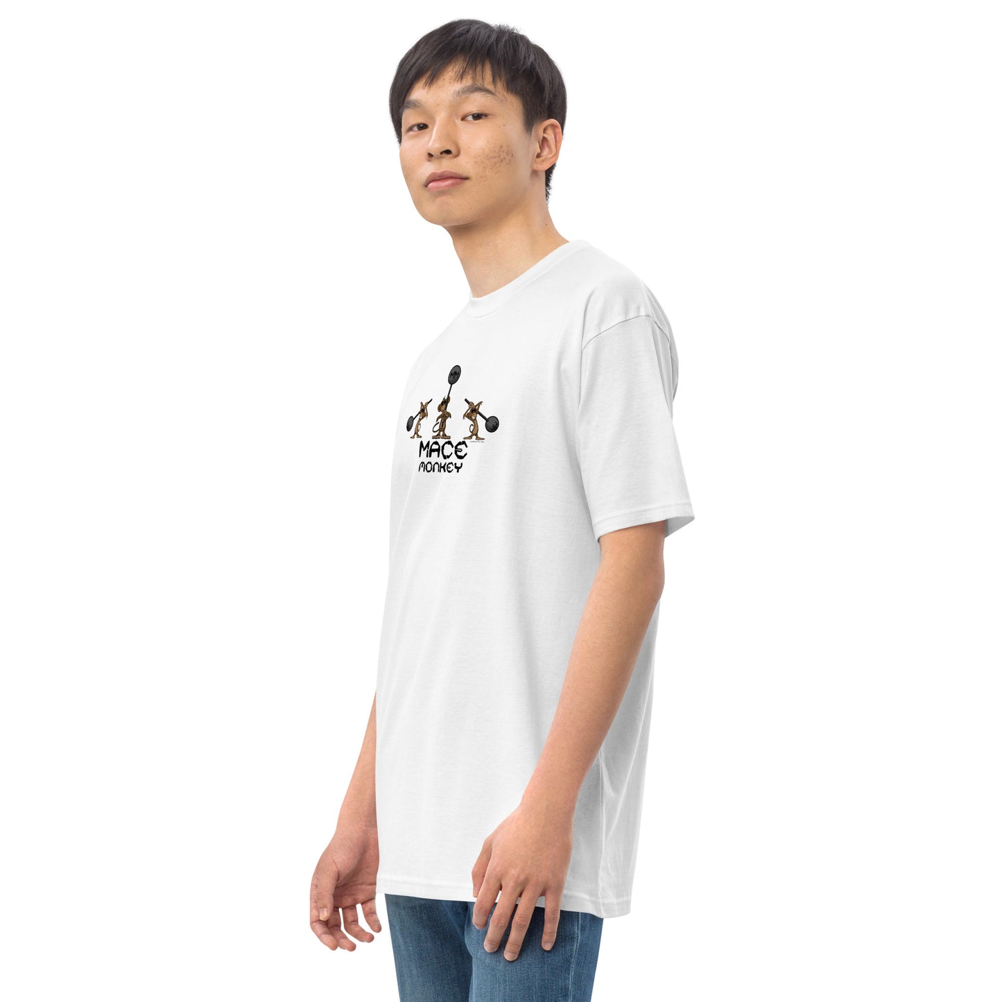 Mace Monkey Men’s premium heavyweight tee