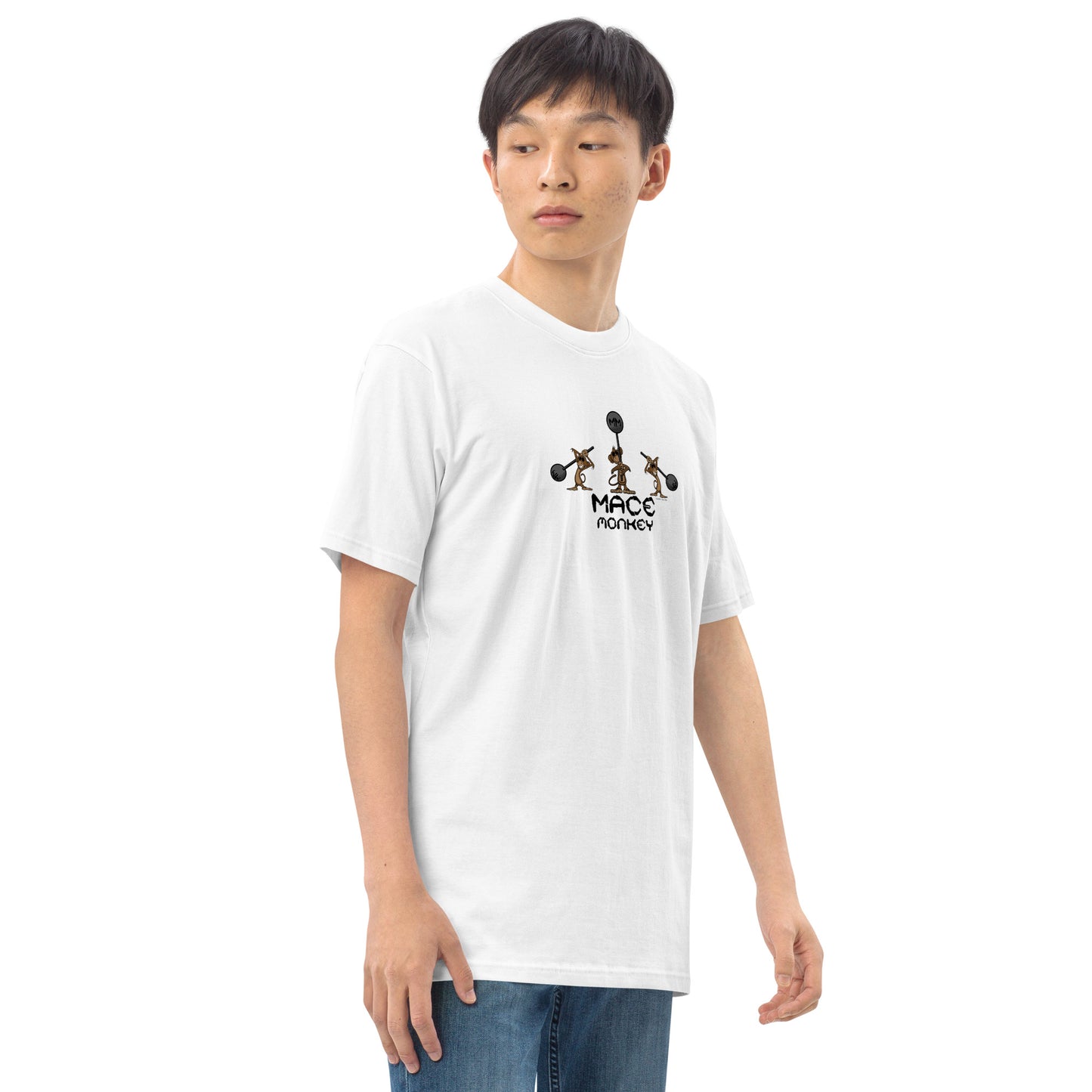 Mace Monkey Men’s premium heavyweight tee