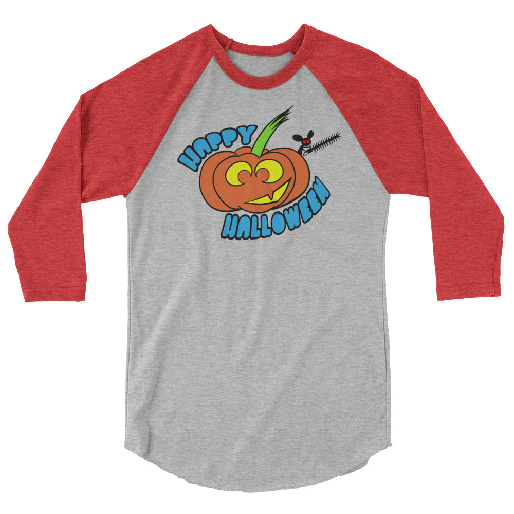 Chainsaw Mouse Pumpkin 3/4 sleeve raglan shirt 4 colors available!