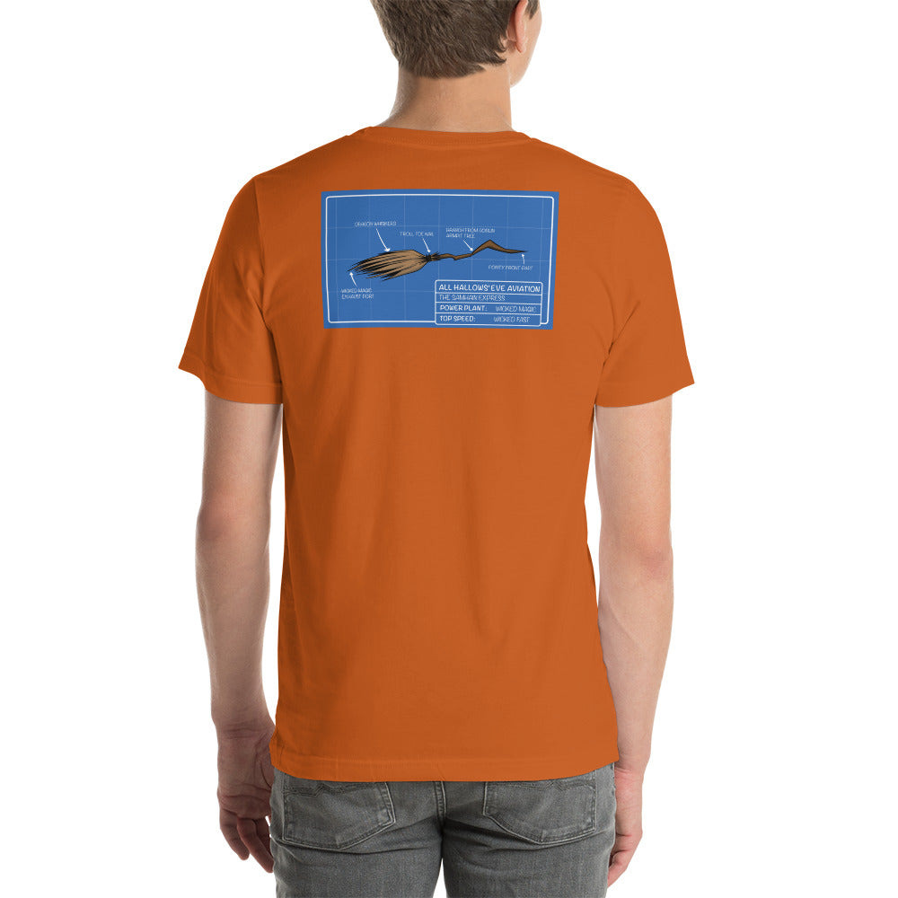 All Hallows Eve Aviation Unisex t-shirt 9 colors available!