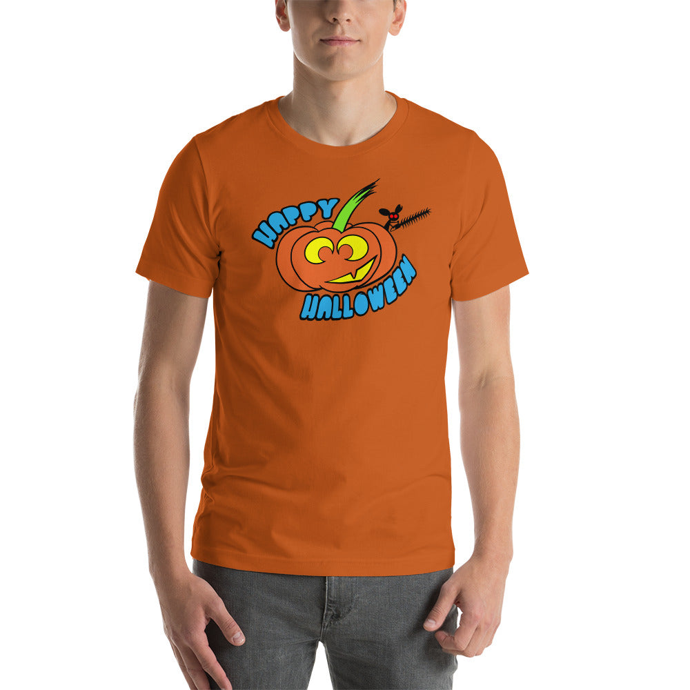 Chainsaw Mouse Pumpkin Unisex t-shirt 4 colors available!