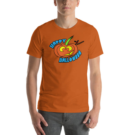 Chainsaw Mouse Pumpkin Unisex t-shirt 4 colors available!
