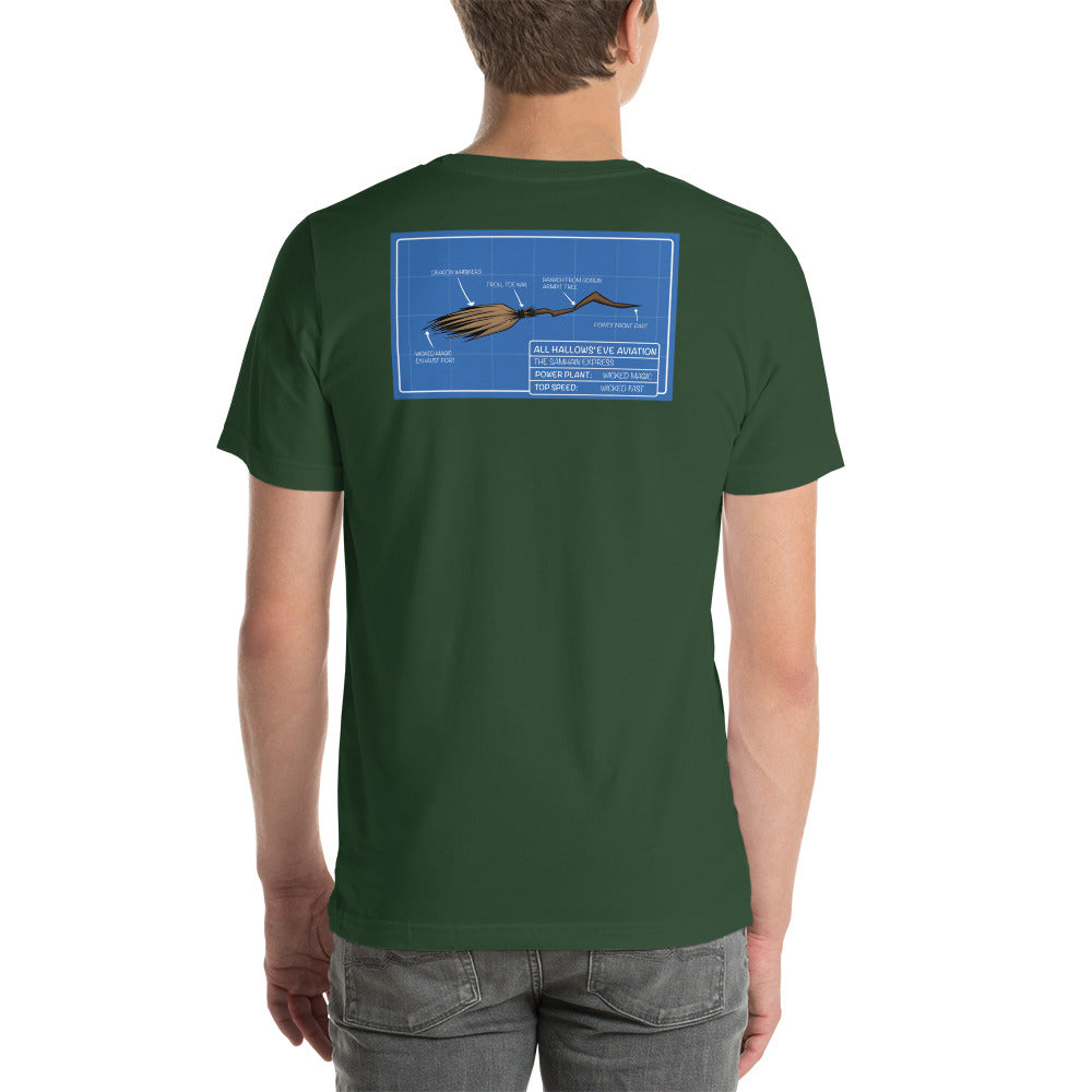 All Hallows Eve Aviation Unisex t-shirt 9 colors available!