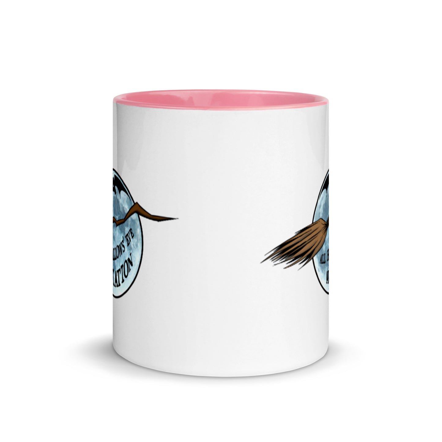 All Hallows Eve Aviation Mug with Color Inside