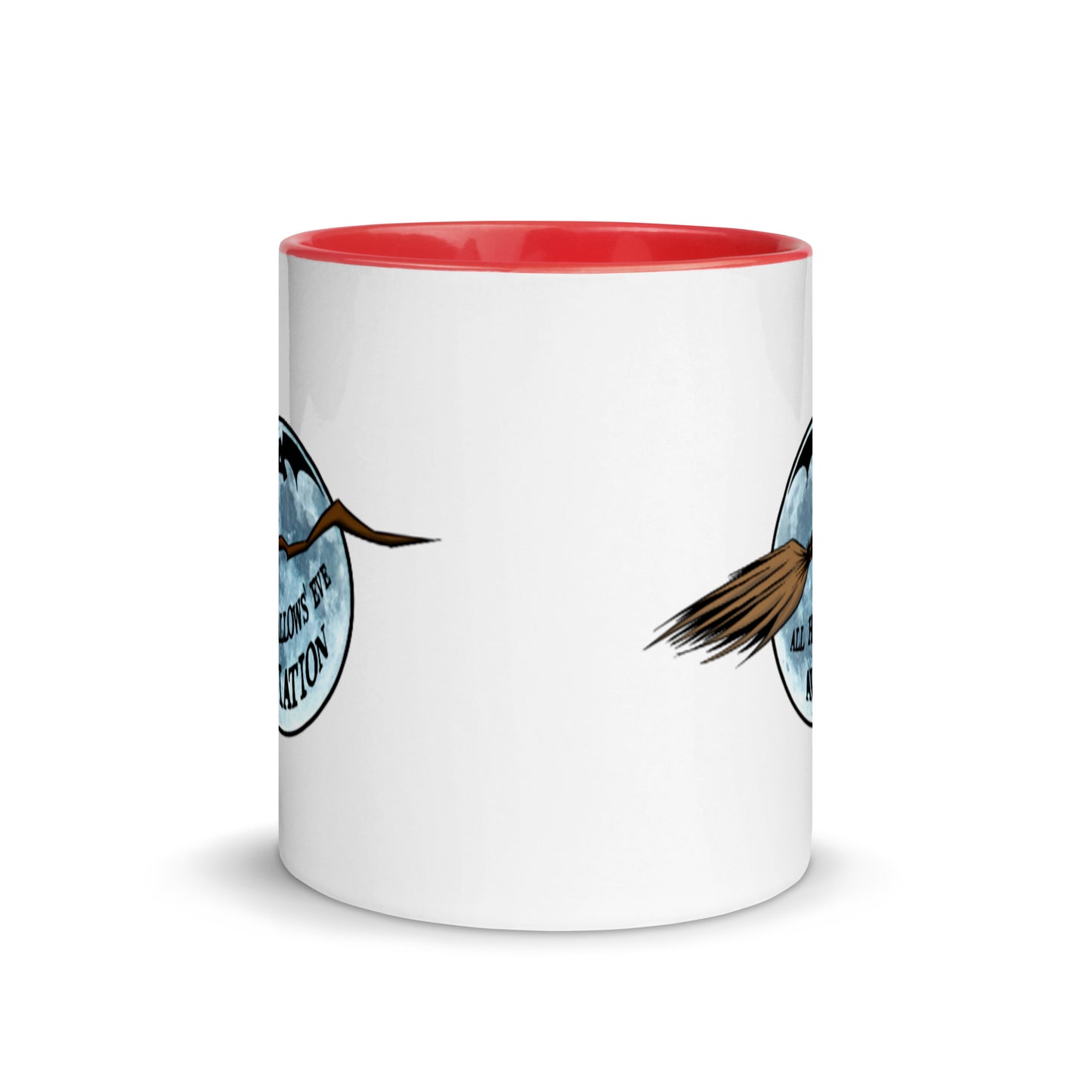 All Hallows Eve Aviation Mug with Color Inside