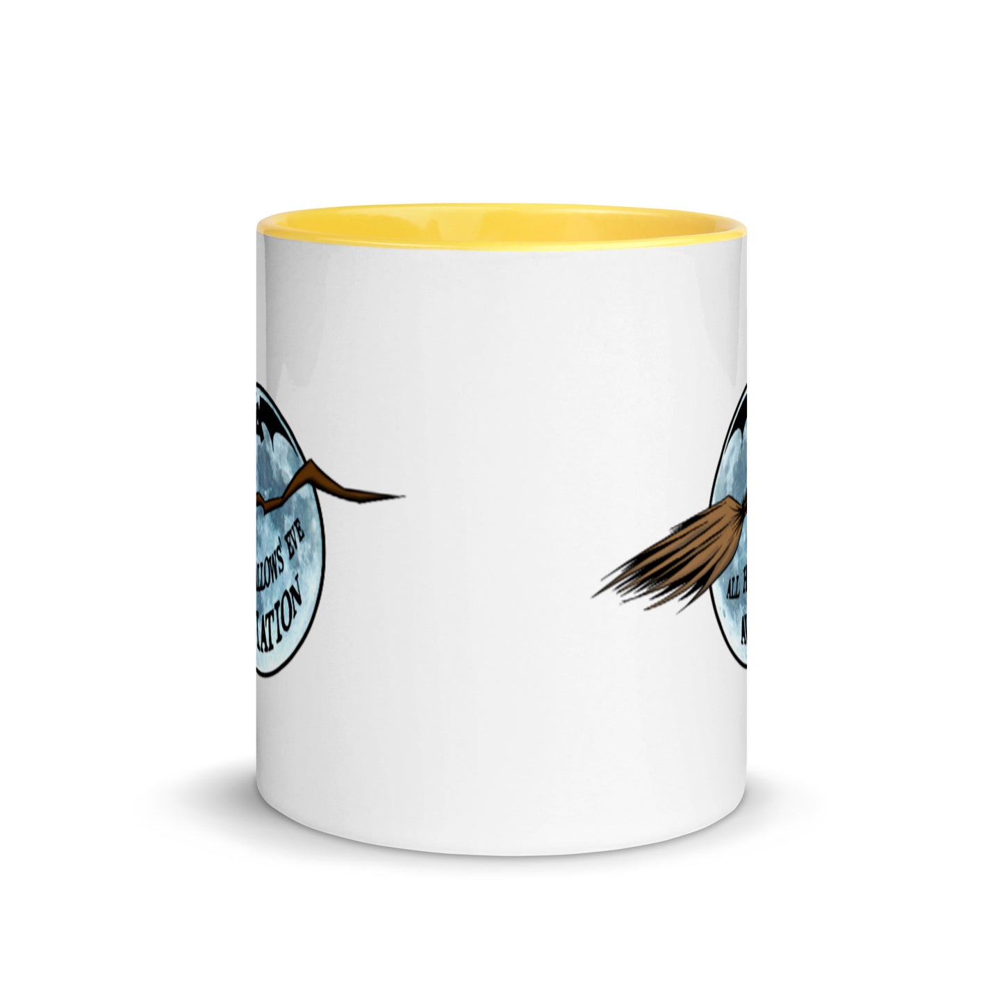 All Hallows Eve Aviation Mug with Color Inside