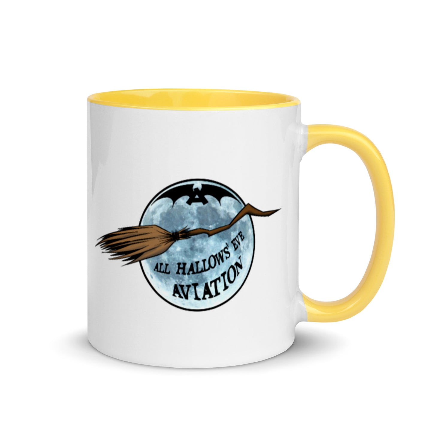 All Hallows Eve Aviation Mug with Color Inside